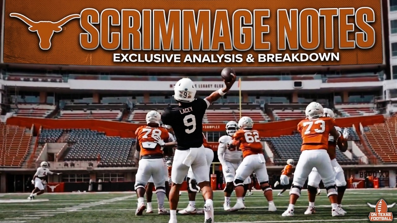Scrimmage News & Notes! | Freshman WR Makes BIG Impression! | Texas Football