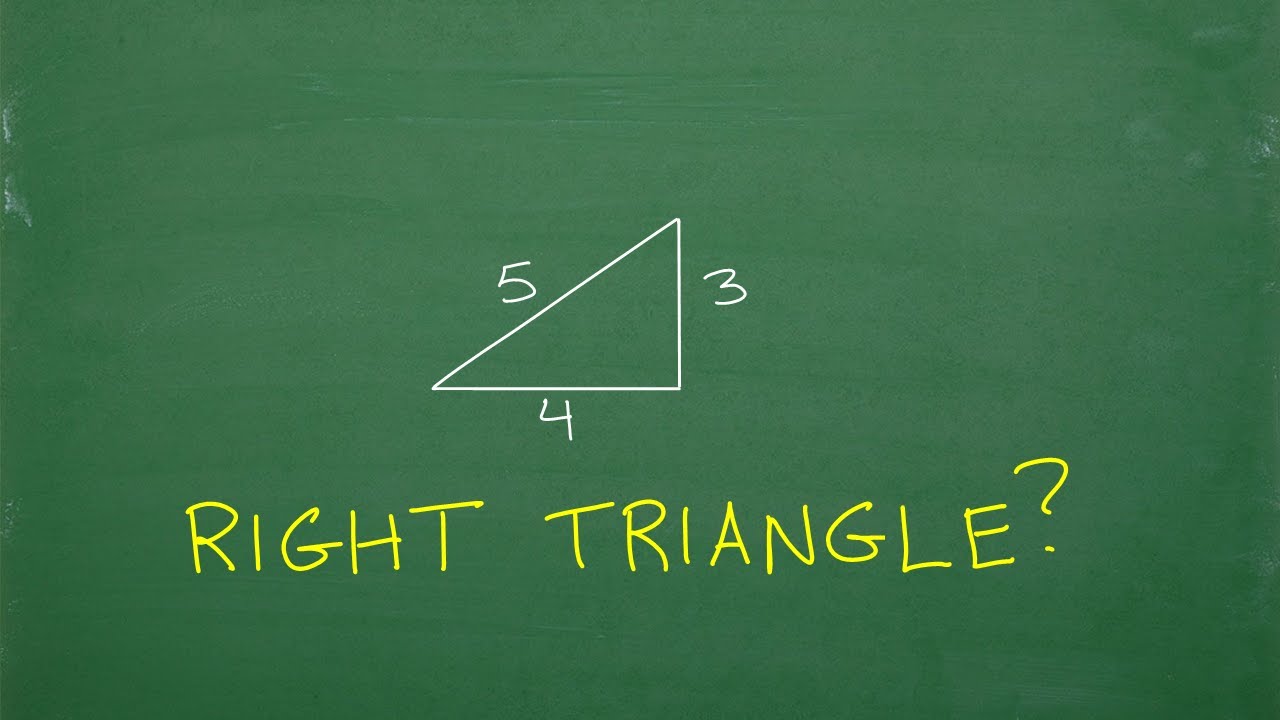 Is a triangle with sides 3, 4, 5 a right triangle? Let’s find out…