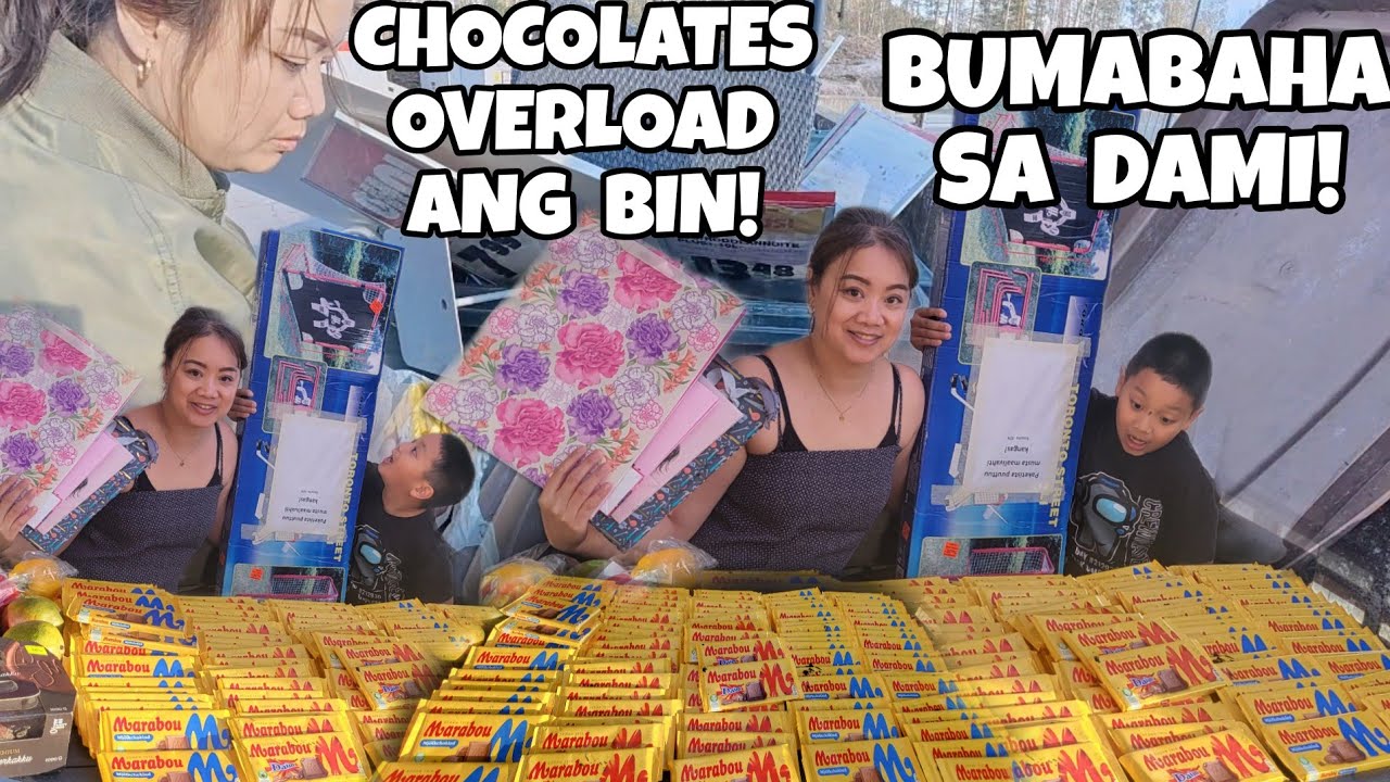 NAGPA-OVERLOAD NG CHOCOLATES 🍫 SI MISTER BIN | DUMPSTER DIVING IN FINLAND | THAI-FINNISH