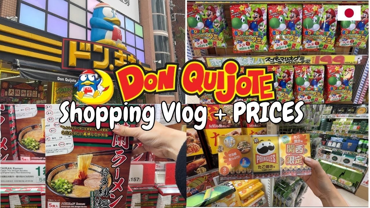 Don Quijote Haul | Japanese snack shopping in Osaka, Japan + Prices | Part 3