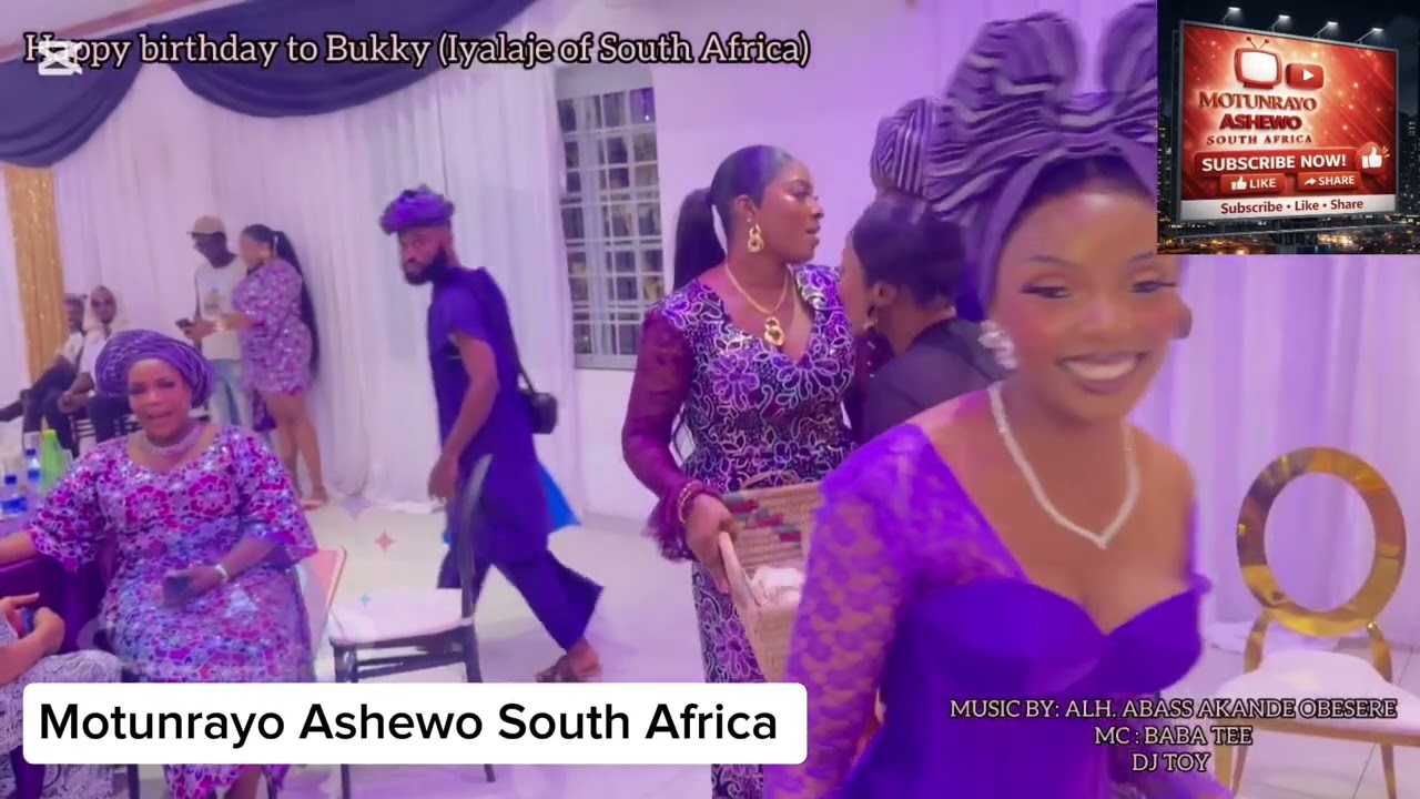 Nigerian young millionaires in South Africa with Alhaji Abass Akande Obesere....Fuji Vibes