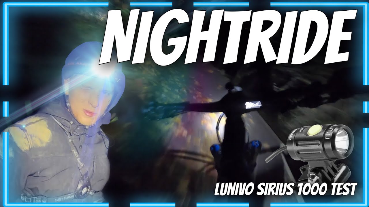 Nightride I Halde Hoppenbruch I 💡 Lunivo sirius 1000 mini I Rotwild Re 375 #97