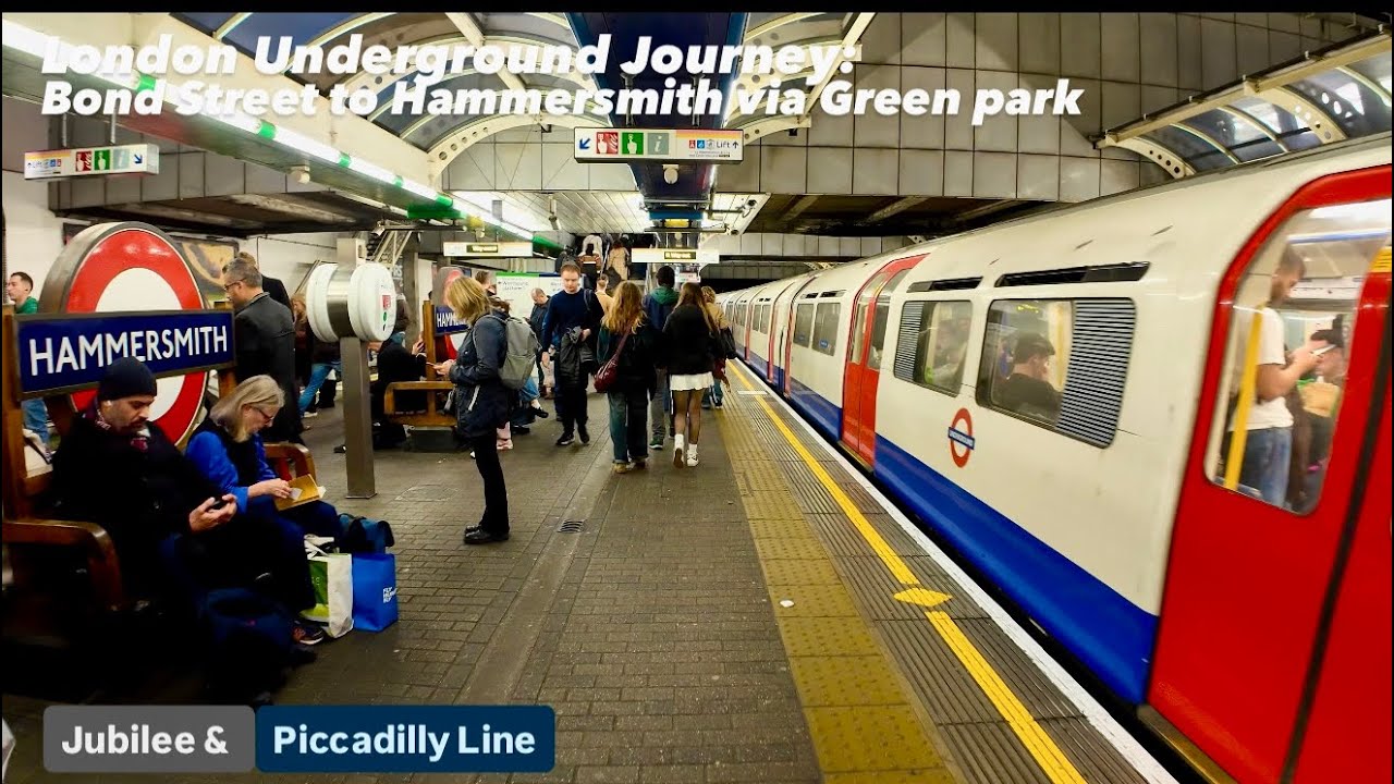 London Underground Journey: Bond Street to Hammersmith via Green Park 