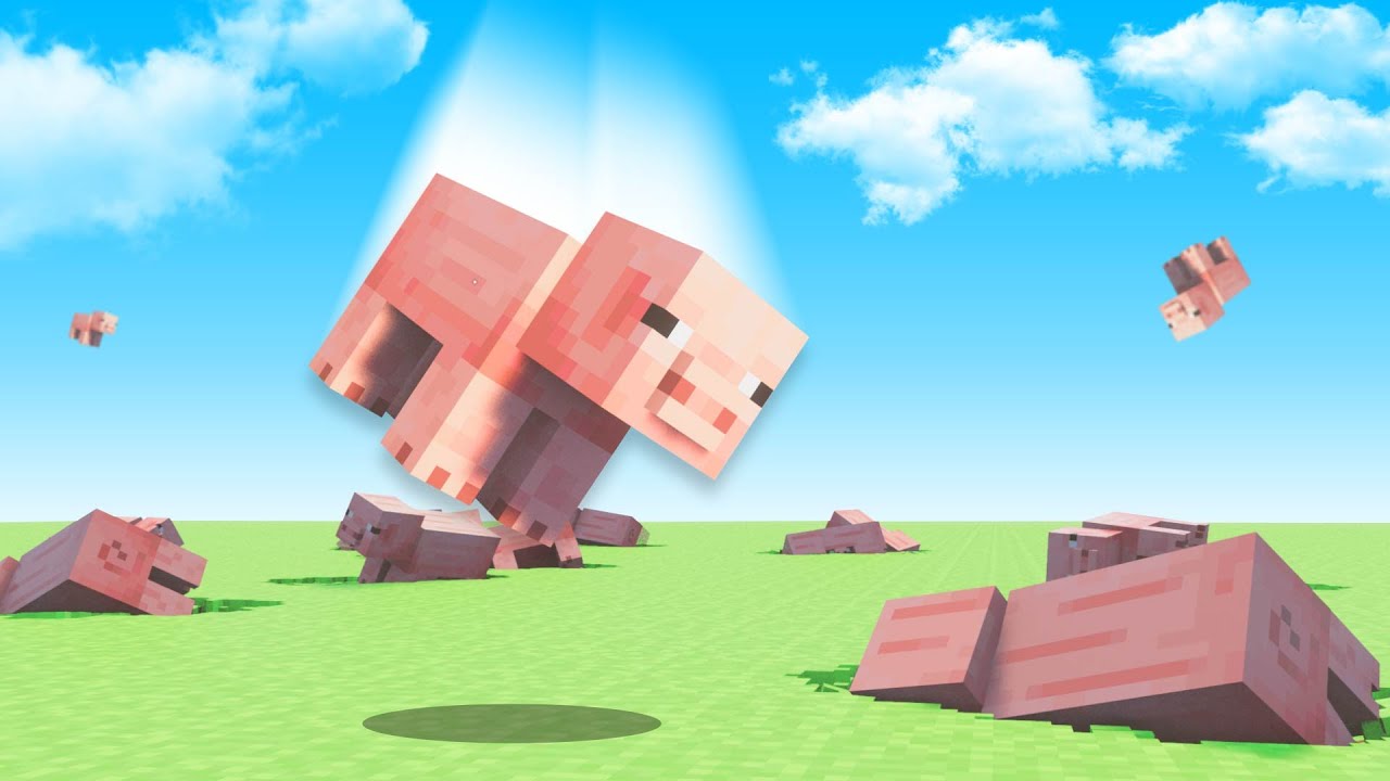 Teardown RAINING Minecraft Pigs!
