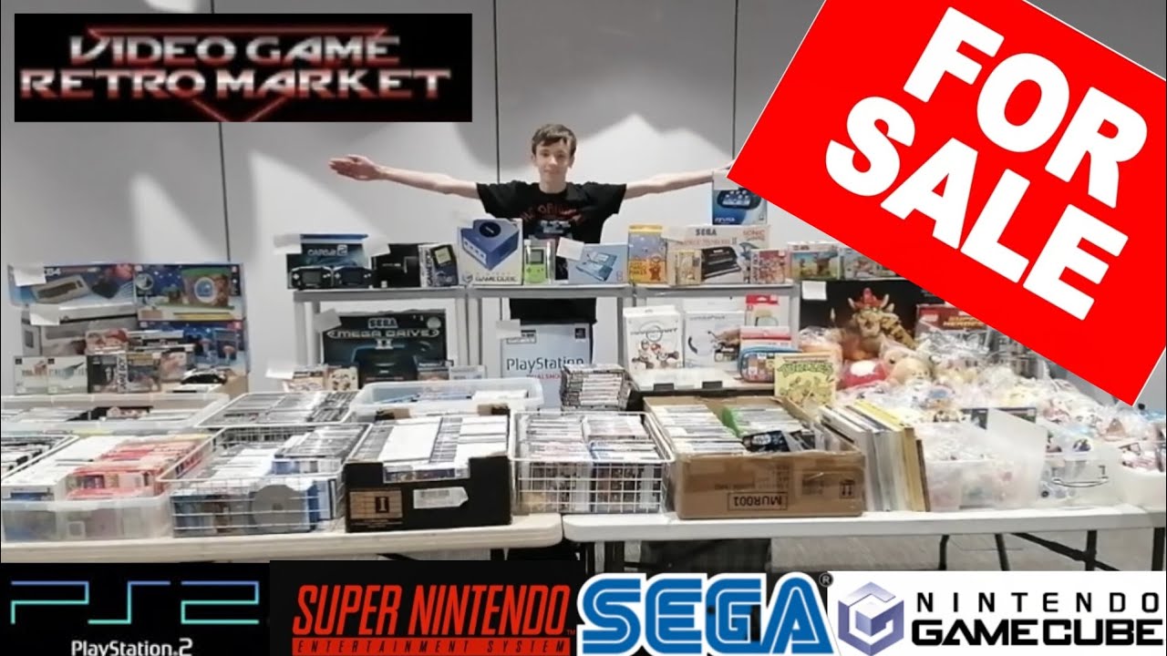 Selling Retro Games At A Gaming Market! #nintendo #retro #selling #playstation #collection 
