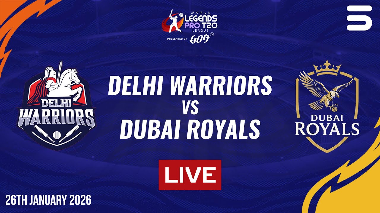 Live | Delhi Warriors vs Dubai Royals  | Match 1 | World Legends T20 Pro League | ZL1H |