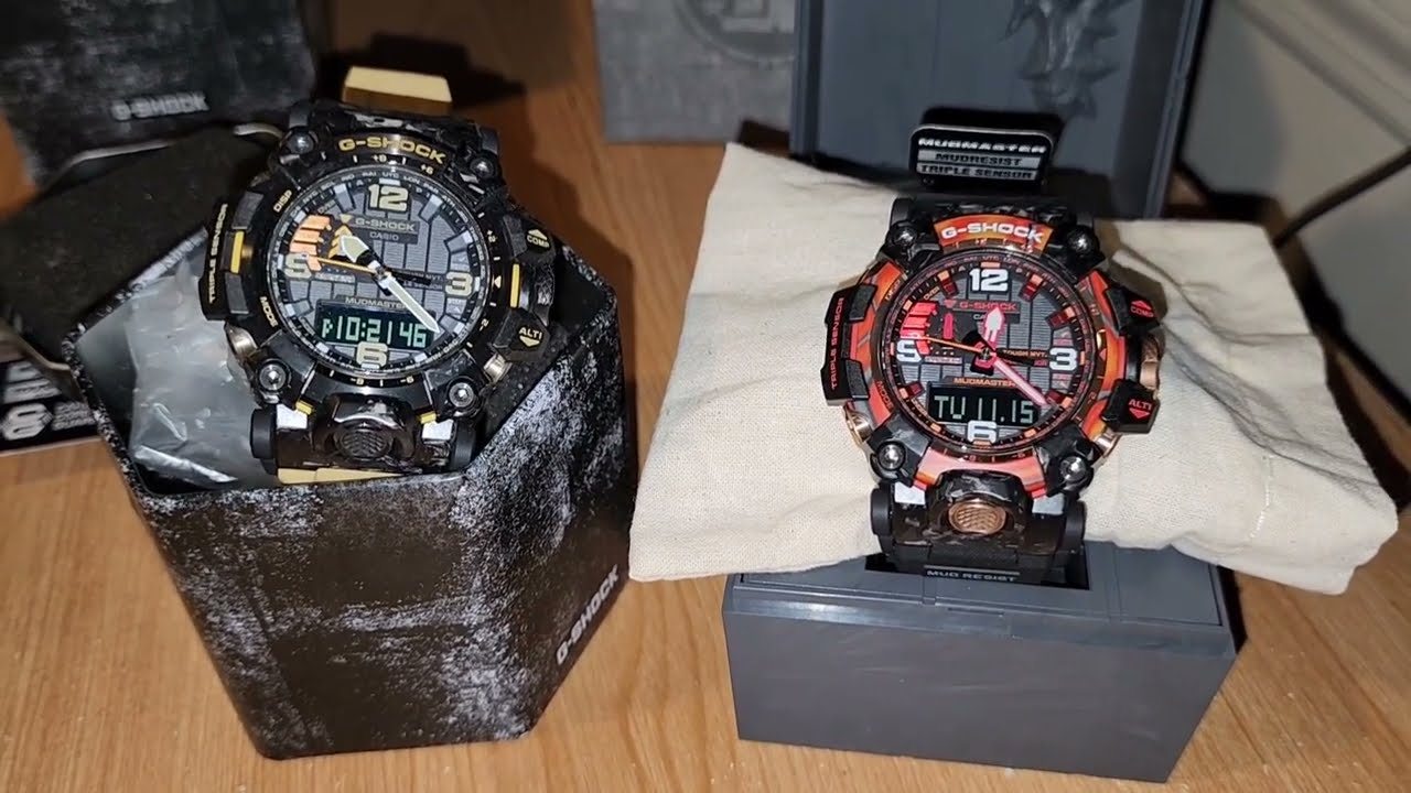 CASIO GWG 2000 & GWG 2040 FR 40TH ANNIVERSARY LIMITED MUDMASTER G-SHOCK DETAILED COMPARISON