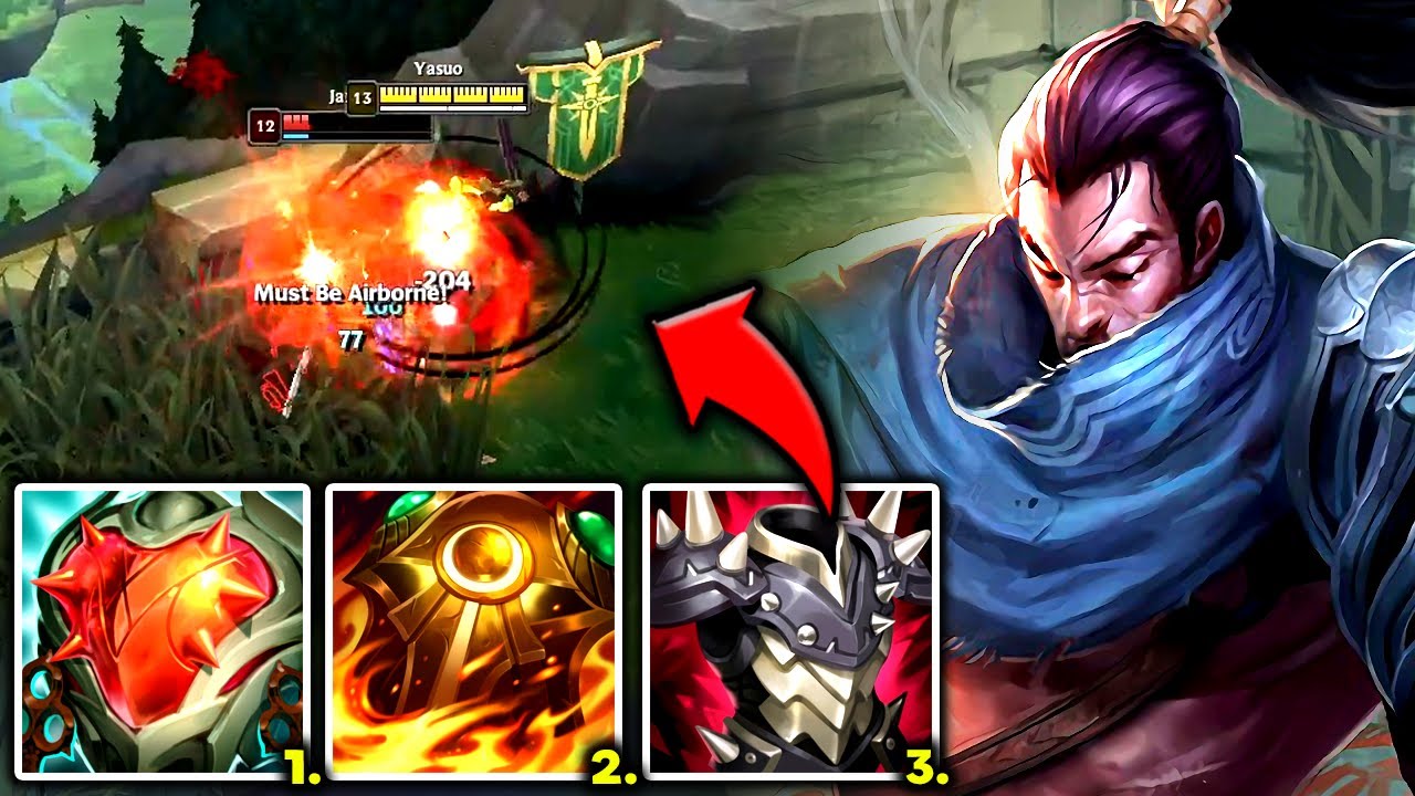 YASUO TOP IS THE NEW RAIDBOSS OF TOPLANE (TANK YASUO) - S13 YASUO GAMEPLAY! (Season 13 Yasuo Guide)