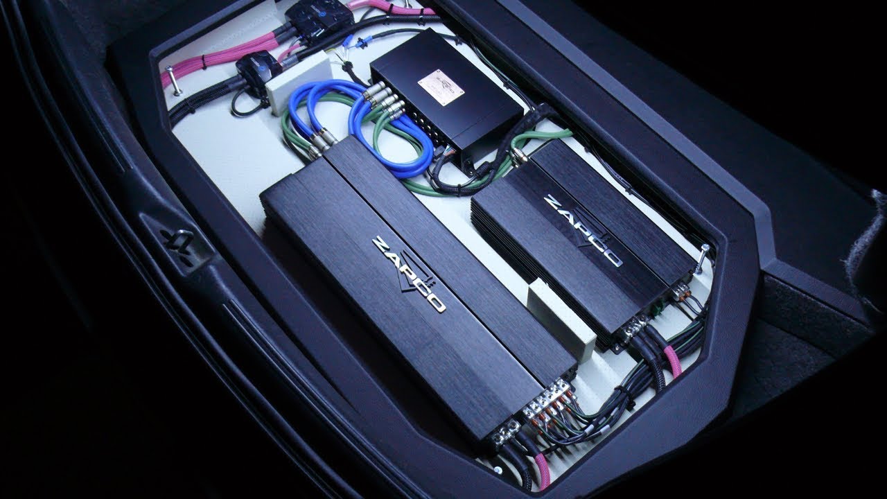 10 day SQ install - Part 3: amp rack with access to spare wheel - ZAPCO amps and DSP