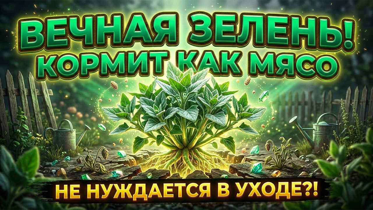Пищевое золото среди сорняков: растение, способное заменить шпинат и мясо!