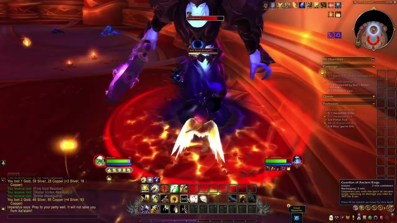 WoW Midnight Beta: Sunwell is unwell. Attacked by the Void