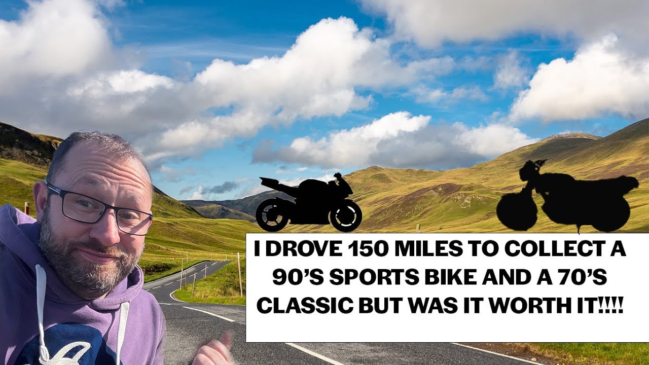 I DROVE 150 MILES TO COLLECT A 90'S SUPERBIKE AND A 70'S CLASSIC