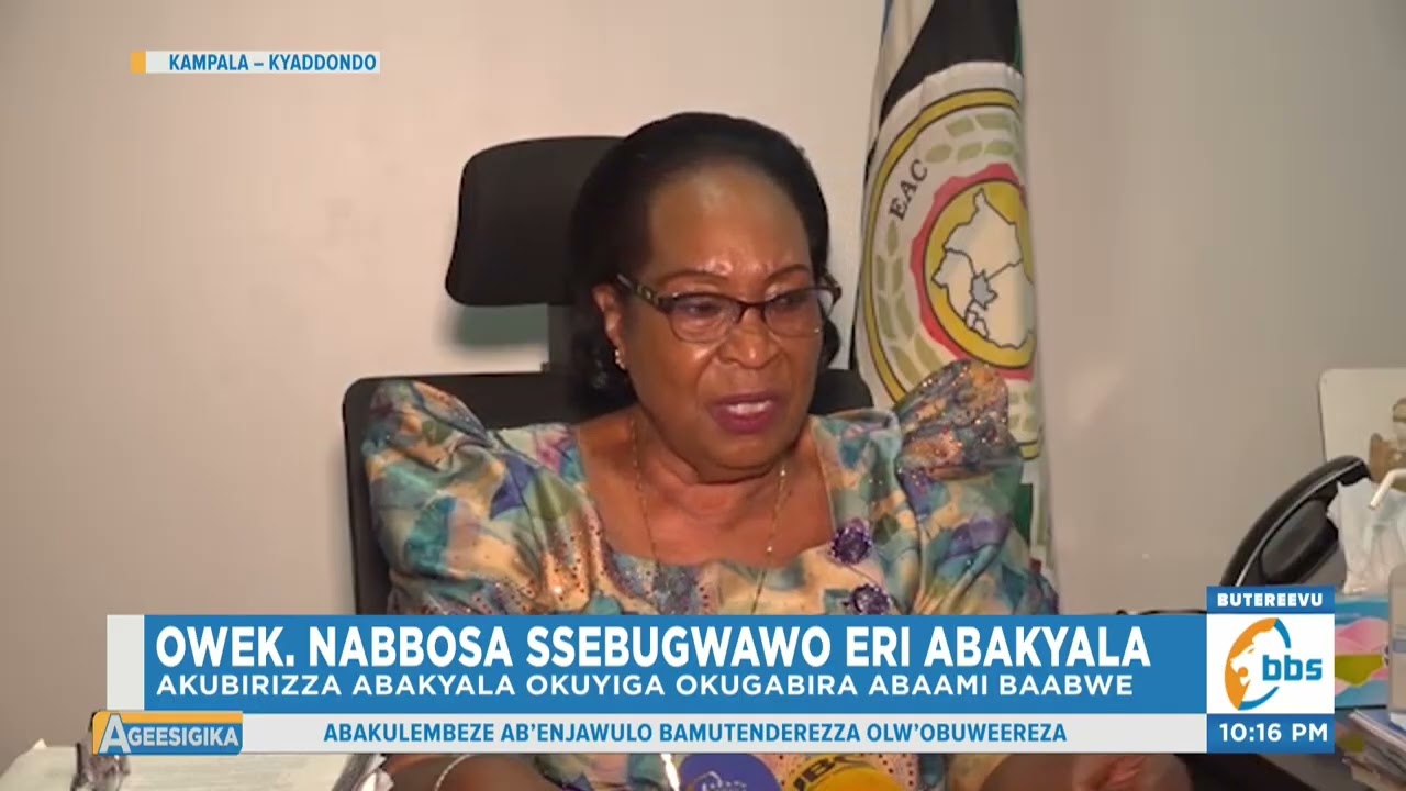 Owek. Nabbosa Ssebugwawo Akubirizza Abakyala Okuyiga Okugabira Abaami Baabwe.#Ageesigika