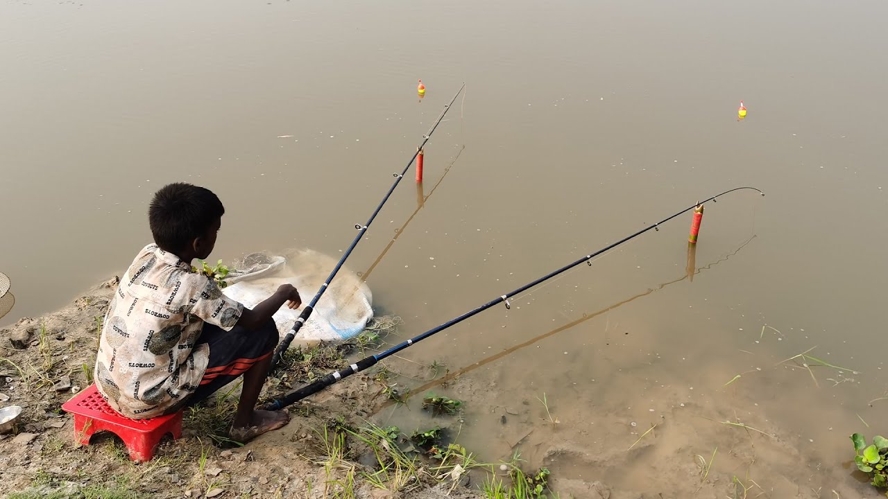 New Best Hook Fishing Video | Traditional Fish  Catch With Hook in River 