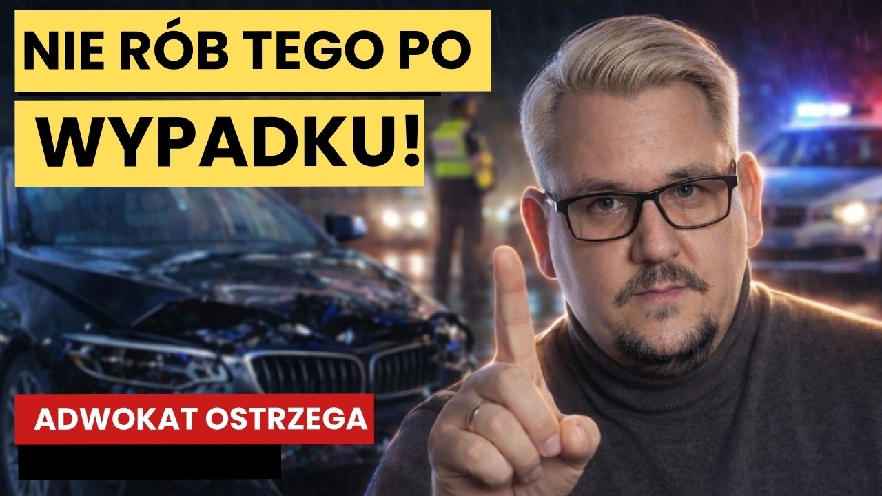 Powiesz to POLICJI = PRZEGRAŁEŚ! Jak nie zrobić z siebie sprawcy wypadku.
