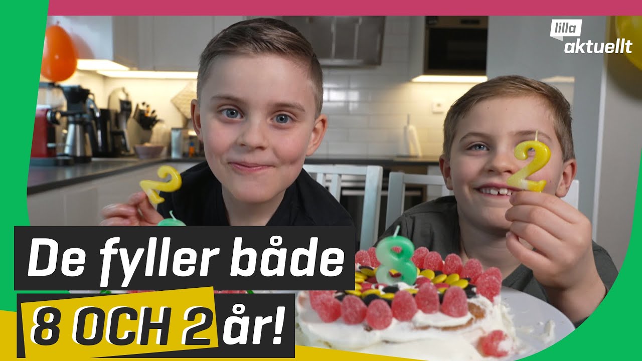 Axel och Erik fyller år på skottdagen!