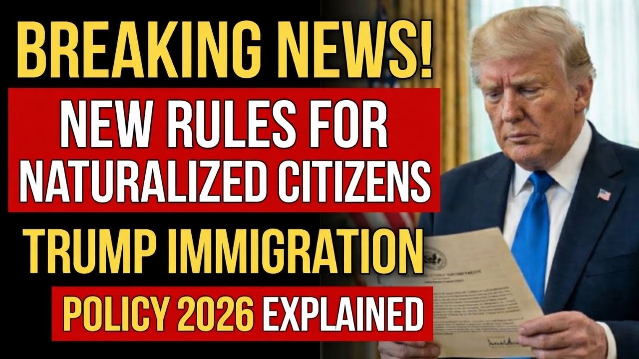 New Rules for Naturalized Citizens | Trump Immigration Policy 2026 Explained