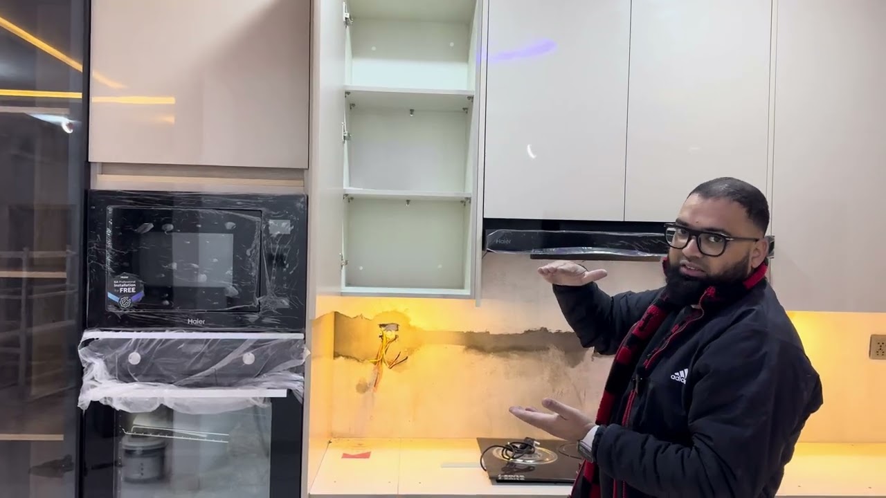 #Modular#Kitchen#Handle less#Most luxury#Elegant#Design#Complete Tour of kitchen#03129507700