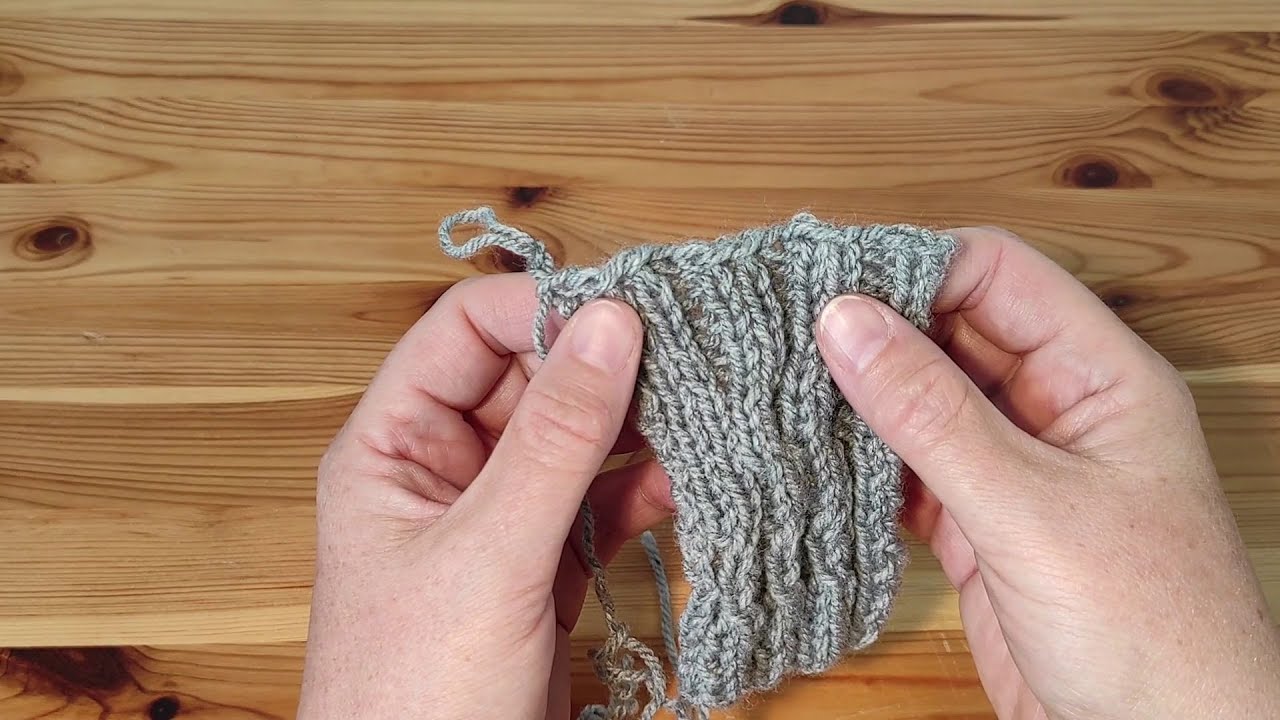 Stricktutorial: Elastisch Abketten bei Rippenmustern