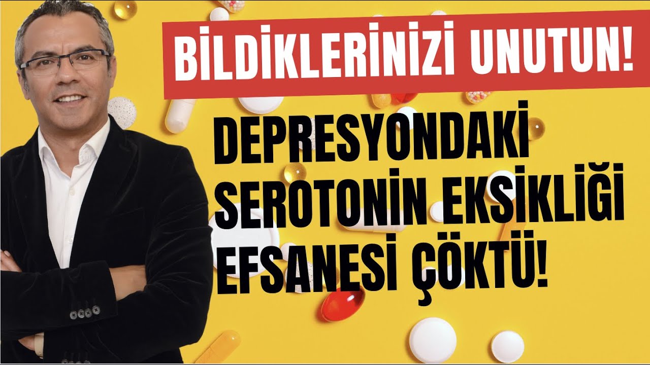ŞOK ARAŞTIRMA! DEPRESYON SEROTONİN EKSİKLİĞİNDEN KAYNAKLANMIYOR!