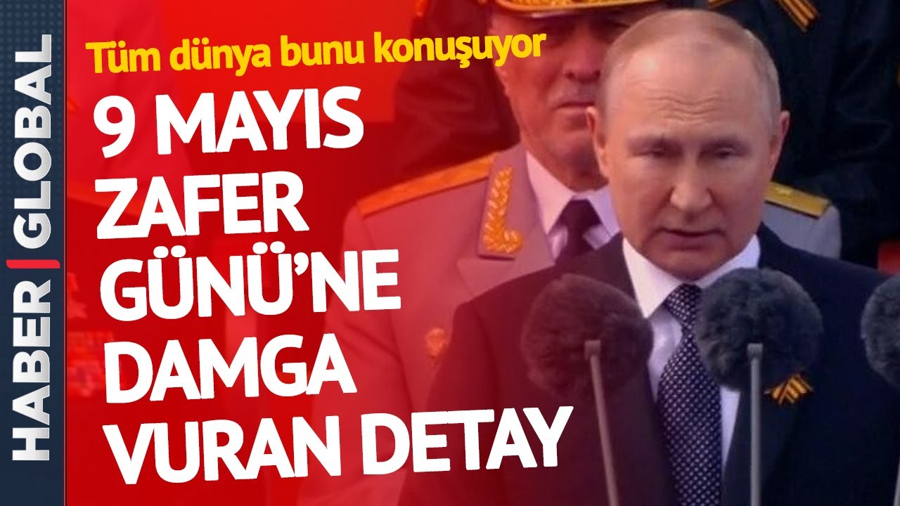 Kızıl Meydan'da Tarihi Gün! Putin'in Konuşma Yaptığı 9 Mayıs Zafer Günü'ne Damga Vuran Detay