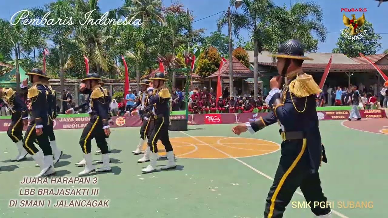 SMA PGRI 1 SUBANG JUARA HARAPAN UTAMA 3 LKBB BRAJASAKTI III DI SMAN JALANCAGAK 