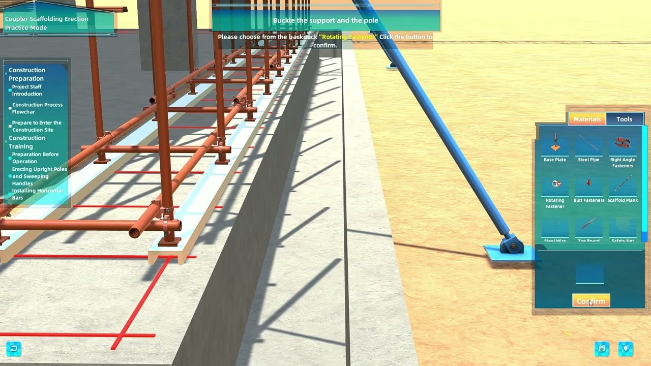 Coupler Scaffolding Erection