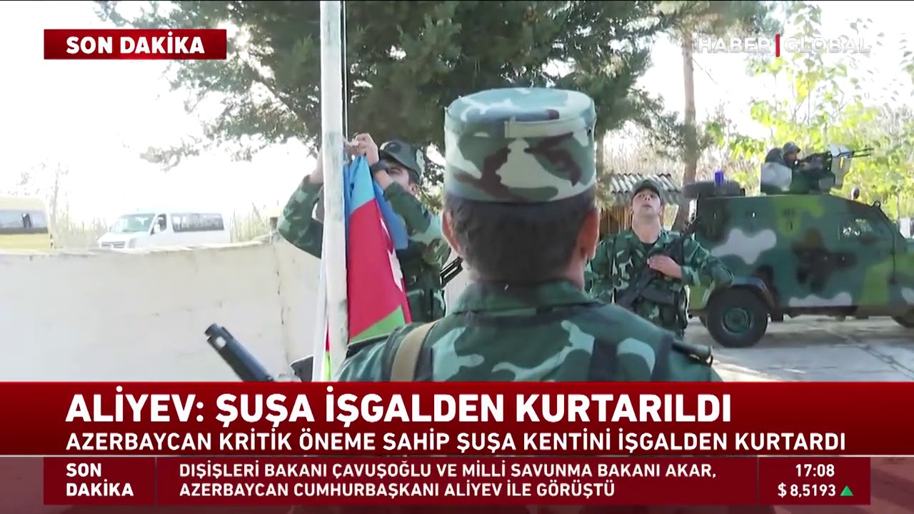 İran Sınırında Azerbaycan Bayrağı Göndere Çekildi! Haber Global Zengilan'da