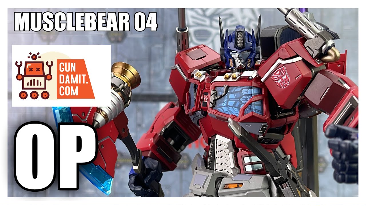 Metal Club MuscleBear 04 OP KO Flame Toys Kuro Kara Kuri Optimus Prime Review