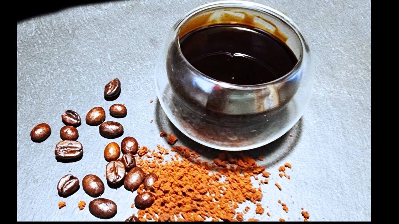 Homemade coffee extract. How to make coffee extract at home.