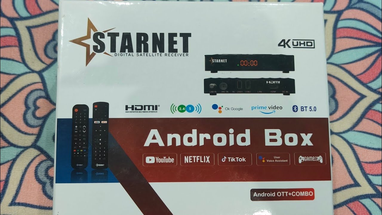 ستار نت بلاي TV بوكس اندرويد 12 😍