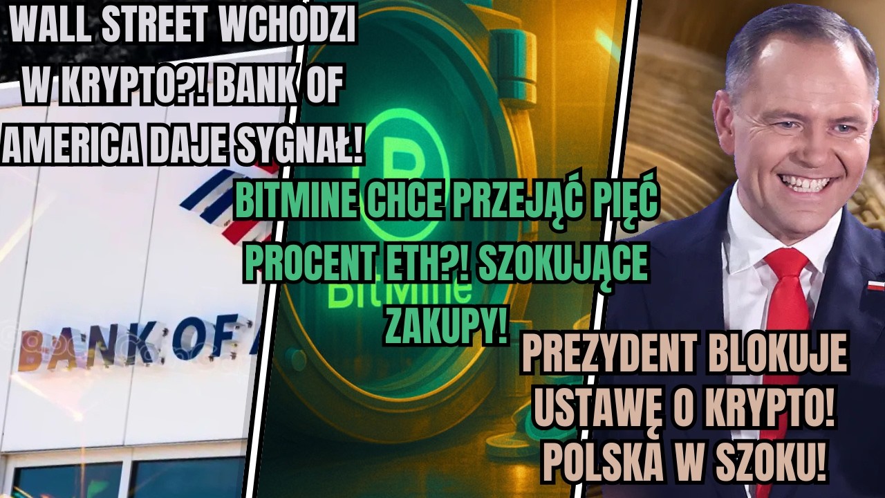 Krypto Wiadomości 02.12/03.12.25: Nawrocki wetuje ustawę, Fed i ETH wysyłają historyczne sygnały!