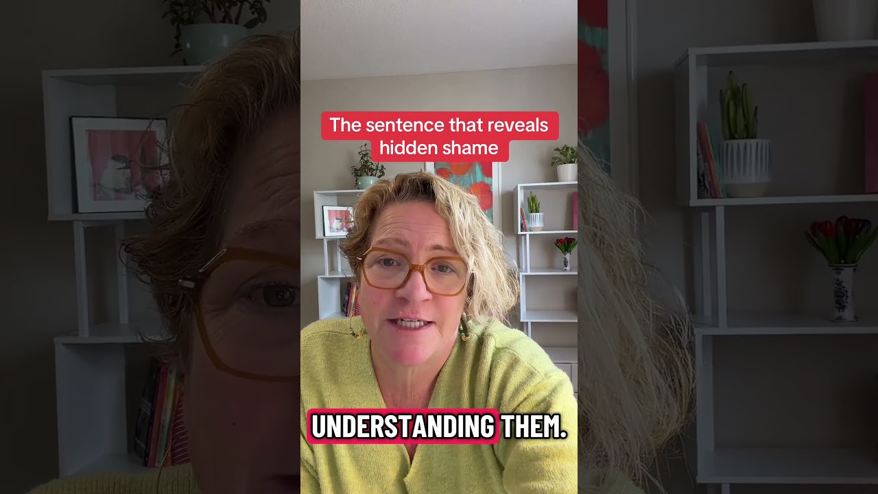 The sentence that reveals hidden shame #midlife #shame #shouldhave #selfawareness #critical #growth