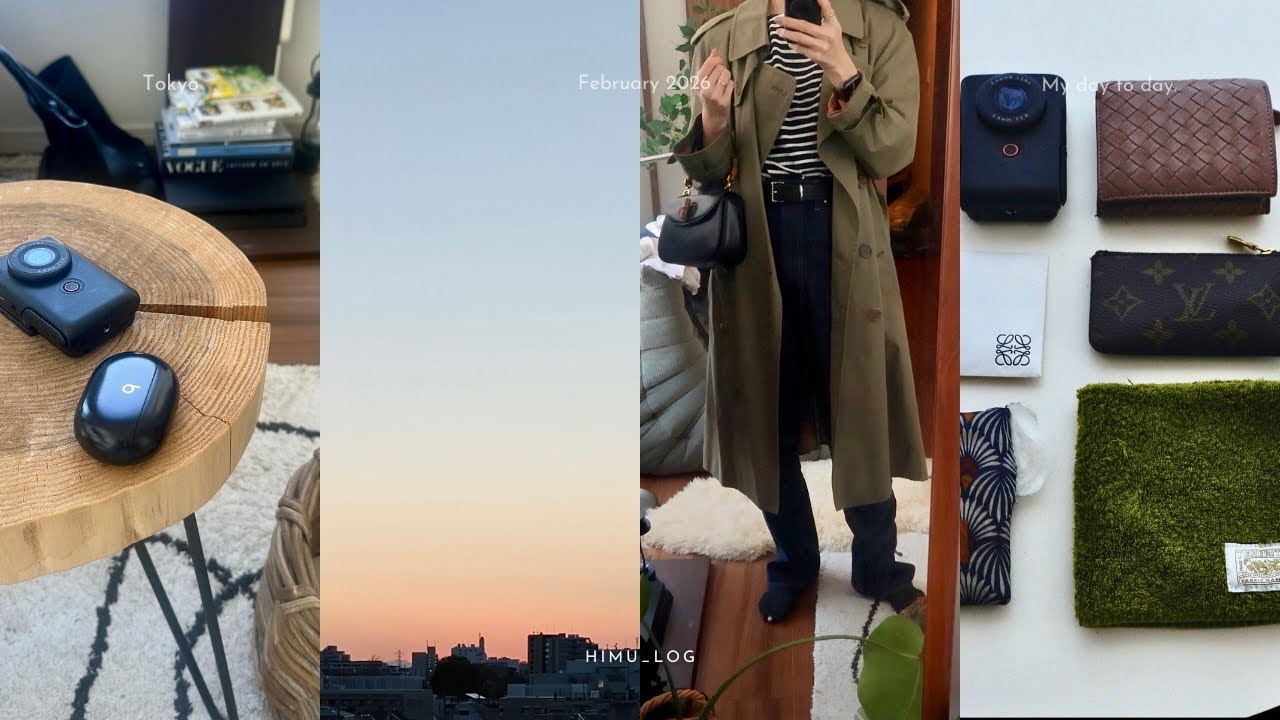 気ままに過ごす社会人のリアルな毎日 What's in my bag と修理から戻ったLOEWEの話🦌友人とカフェで過ごす時間｜vlog