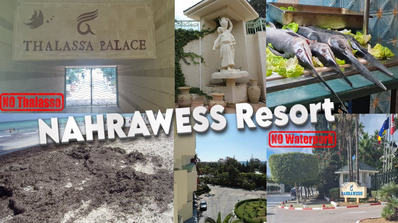 Nahrawess - cheapest 4* hotel in Tunisia !!! Thalasso and Waterpark - not working !!! honest review