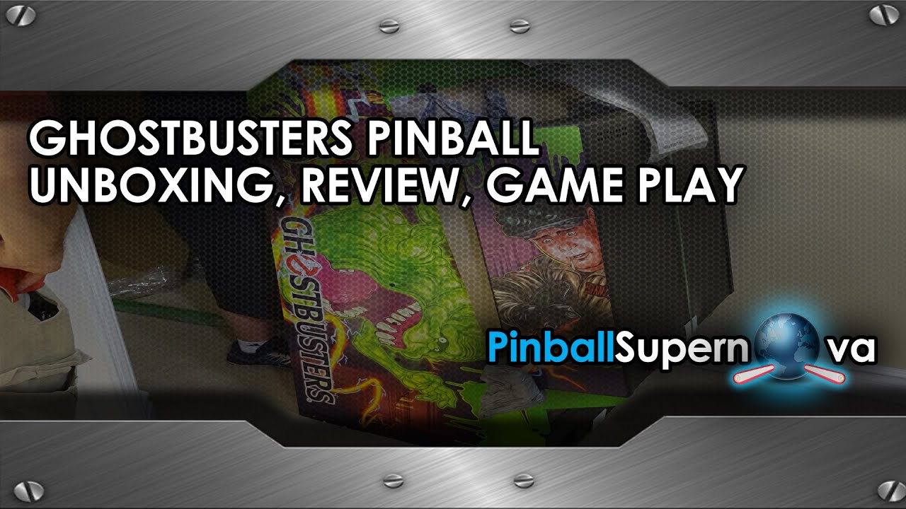 Unboxing 5 : Unboxing, Setup, and Quick Game Play of Ghost Busters LE Pinball