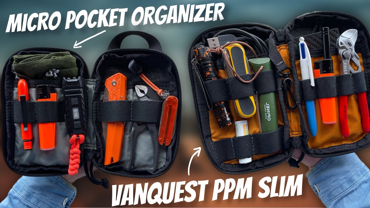Quelle pochette pour un kit EDC ? Maxpedition VS Vanquest