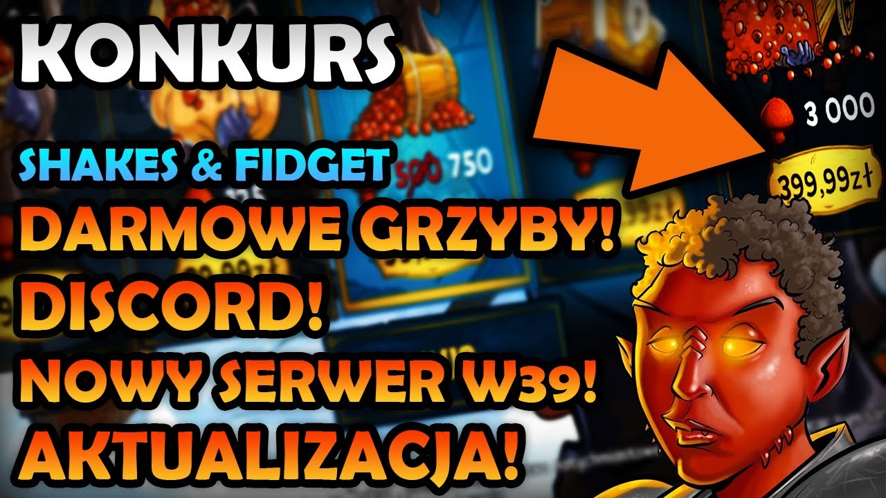 KONKURS NA GRZYBKI, DISCORD DLA WIDZÓW, NOWY MIĘDZYNARODOWY SERWER(W39), KILKA AKTUALIZACJI GRY!