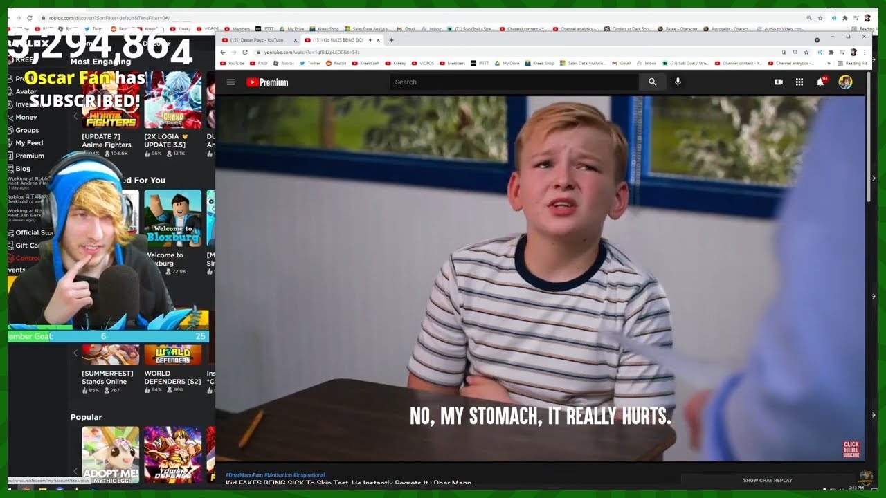 KreekCraft Reacts to Dhar Mann - Kid FAKES BEING SICK To Skip Test, He Instantly Regrets It