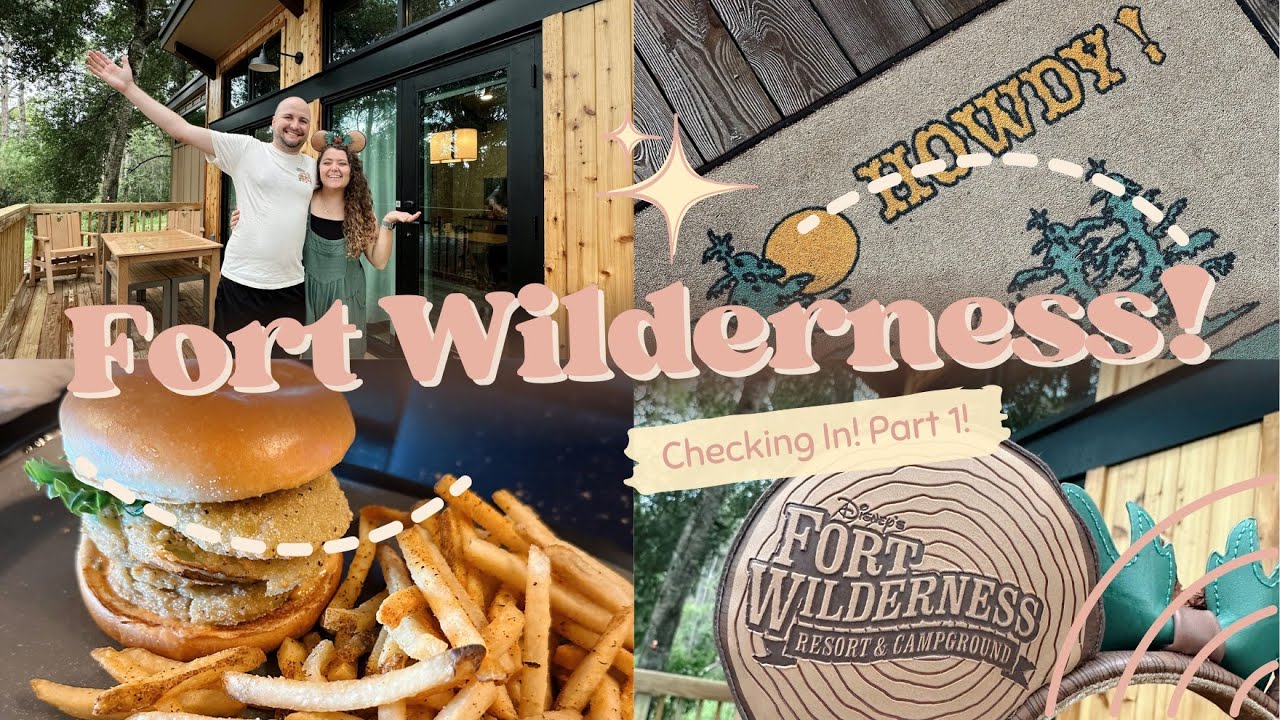 Checking in to Disney's Fort Wilderness! Crockett's Tavern and First Look at the New DVC Cabins!