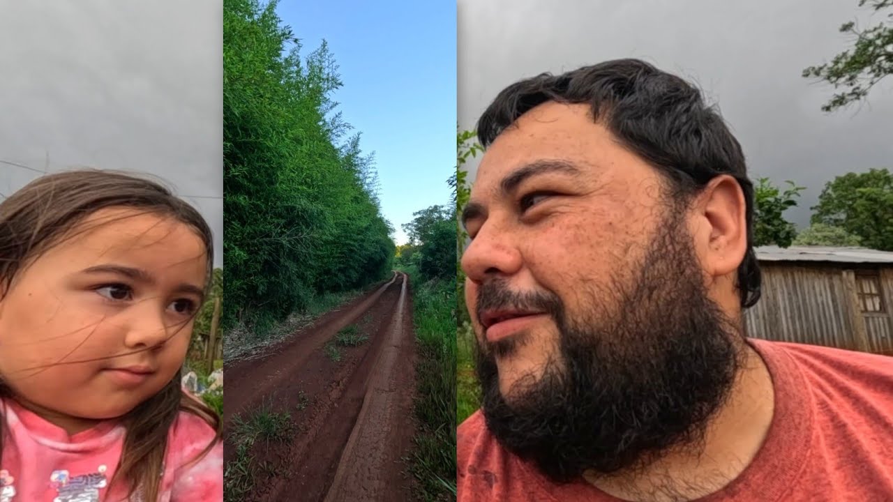 Recorrimos mi pueblo en moto 🏍 Corrimos de la lluvia 👨‍🌾
