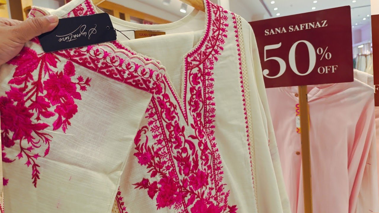Sana Safinaz Flat 50% OFF 🔥 Sana safinaz Sale 2025📣🔥 Beautiful New Collection on Sale😱👌