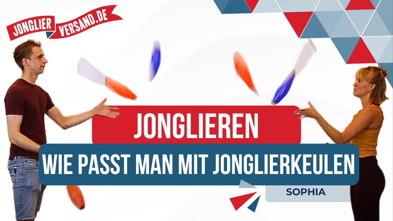 Keulen Passen | Tutorial | Wie passt man mit Jonglierkeulen | Jonglierversand.de | Sophia