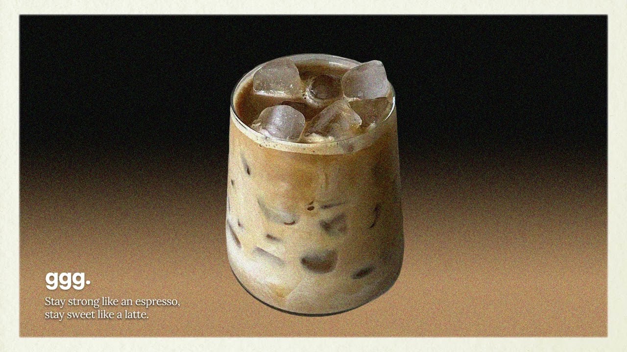 iced latte.