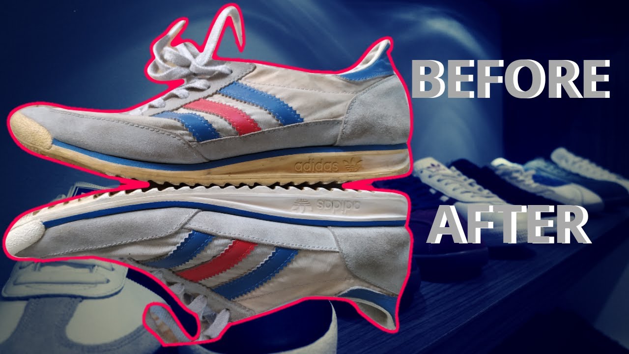 Unyellowing adidas SL 72