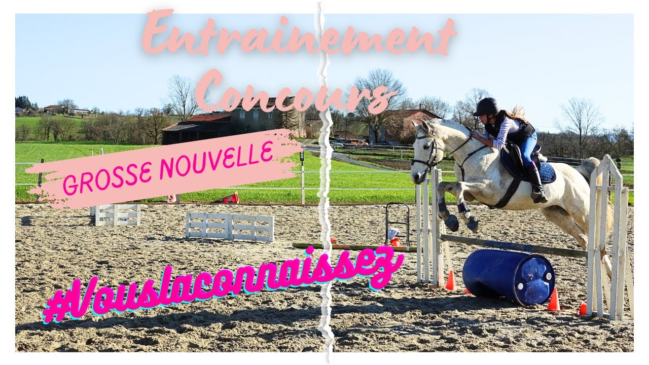 Préparation concours de CSO 🐴 {Salon du cheval, j'y serais !}