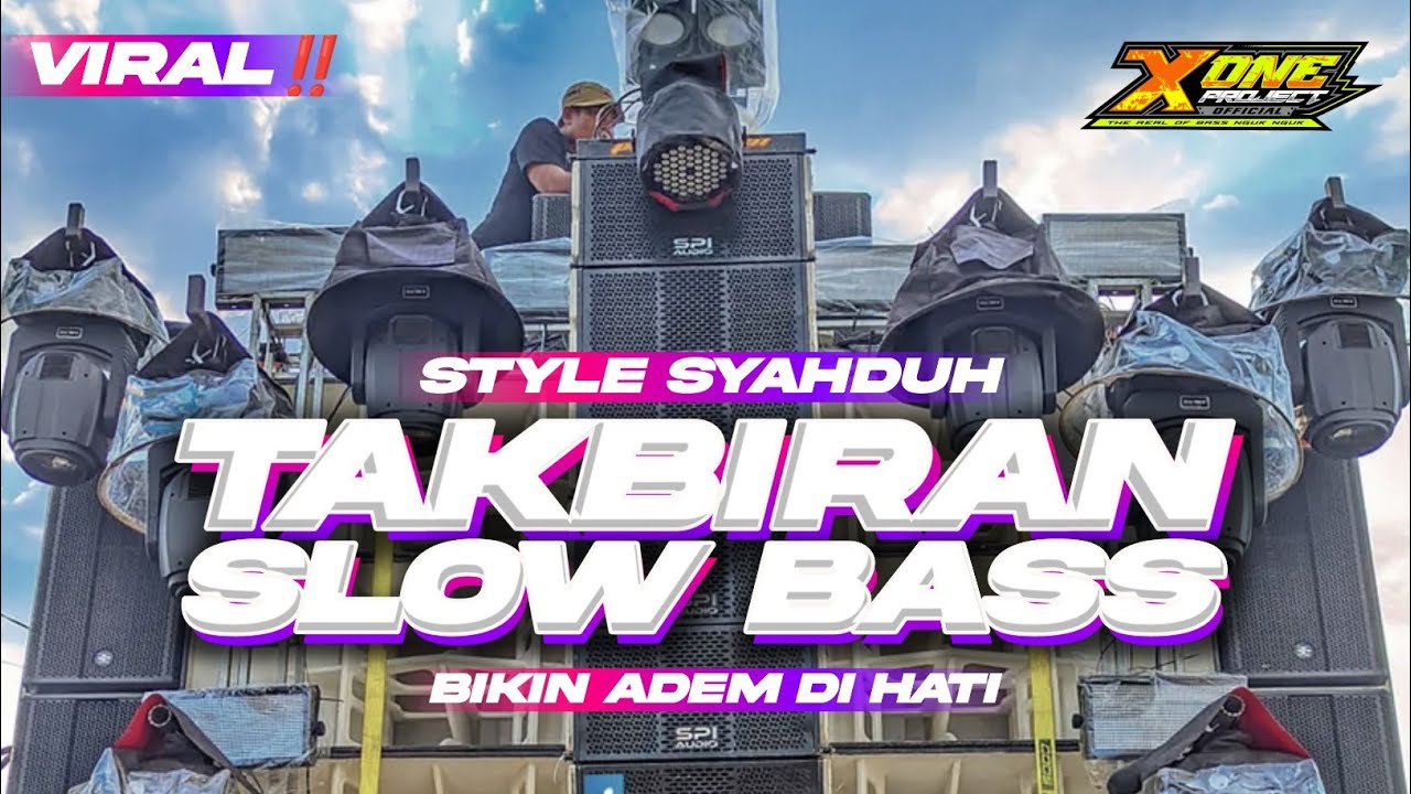 DJ TAKBIRAN TERBARU 2025 ‼️SLOW BASS BIKIN ADEM DI HATI