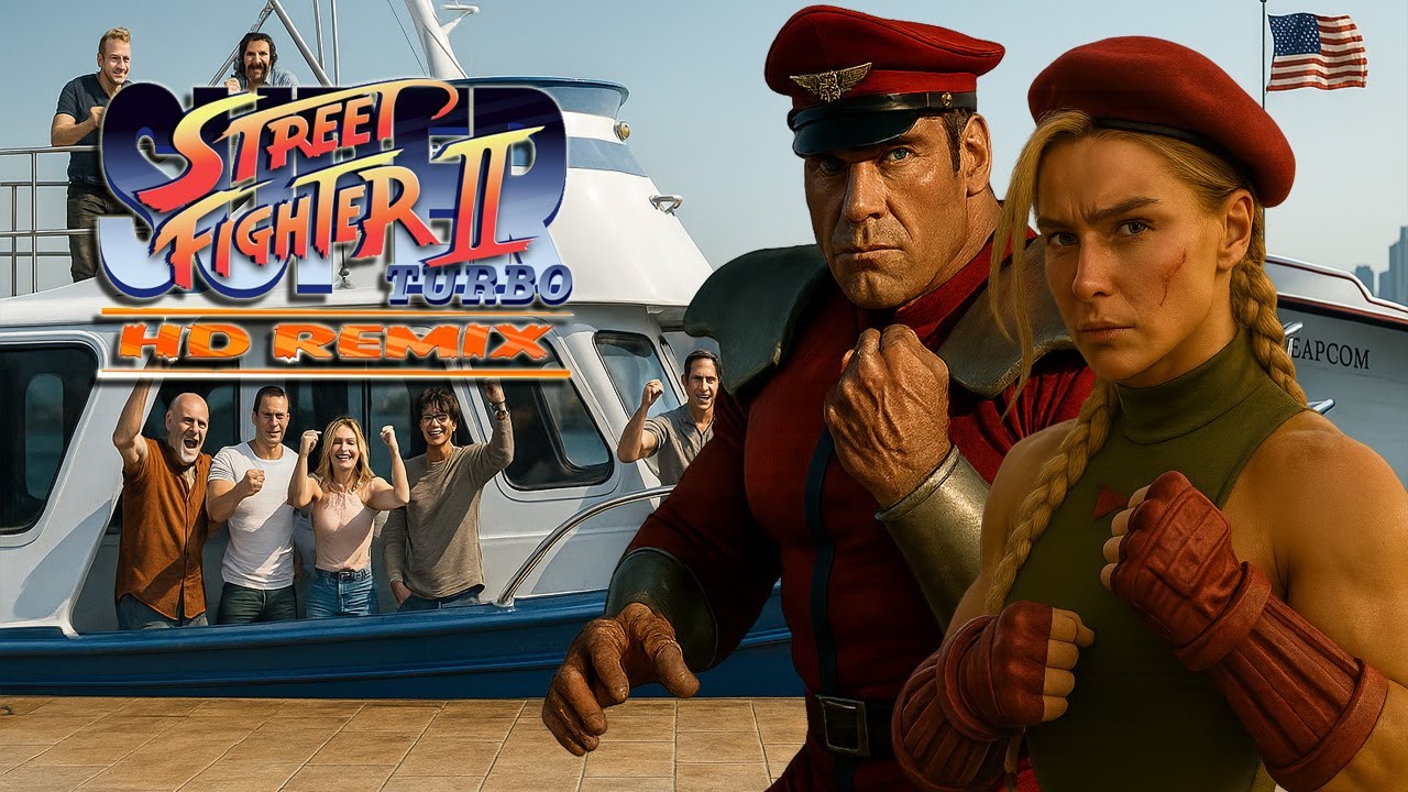 SUPER STREET FIGHTER 2 HD REMIX!! AI in REAL Life - ALL Characters Reimagined