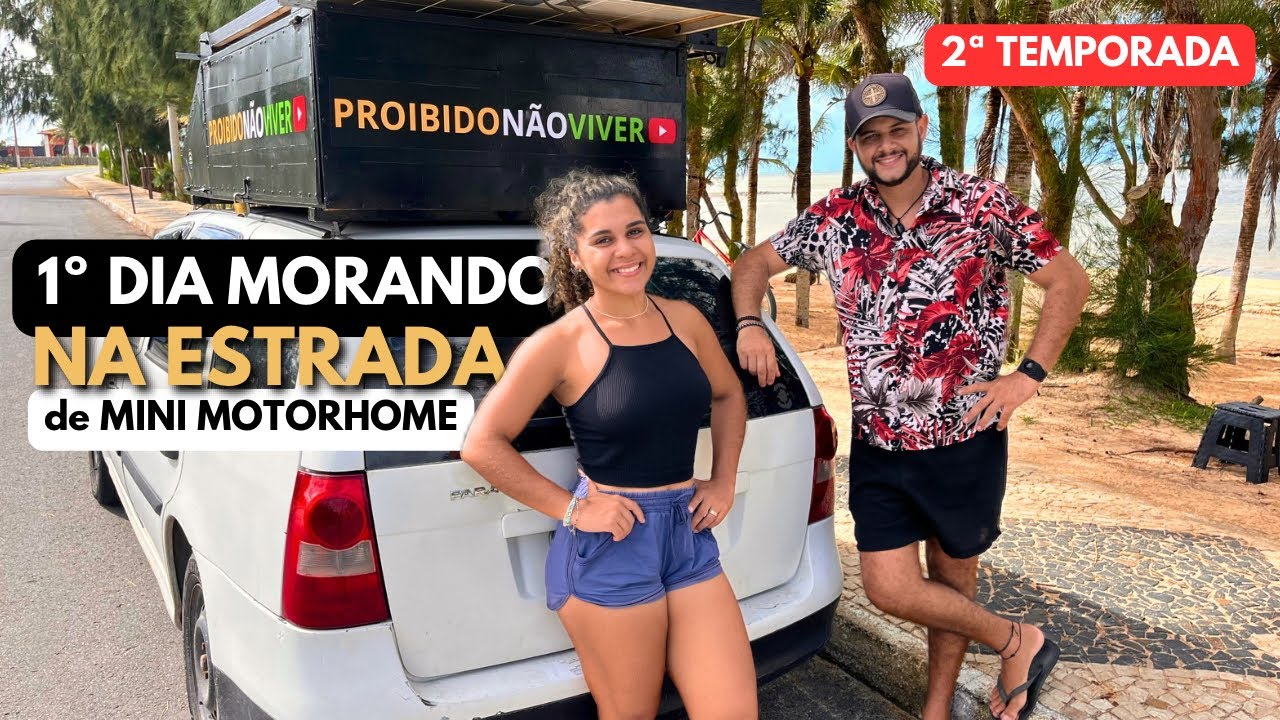 PRIMEIRO DIA MORANDO NA ESTRADA de Mini Motorhome Temp2 Ep01