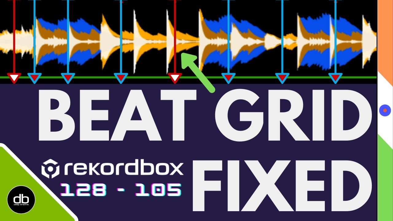 КАК ИСПРАВИТЬ СЕТКУ РИТМА В REKORDBOX ДЛЯ ТРЕКОВ С ИЗМЕНЯЮЩИМСЯ ТЕМПОМ ИЛИ BPM | BEATGRID Fixed